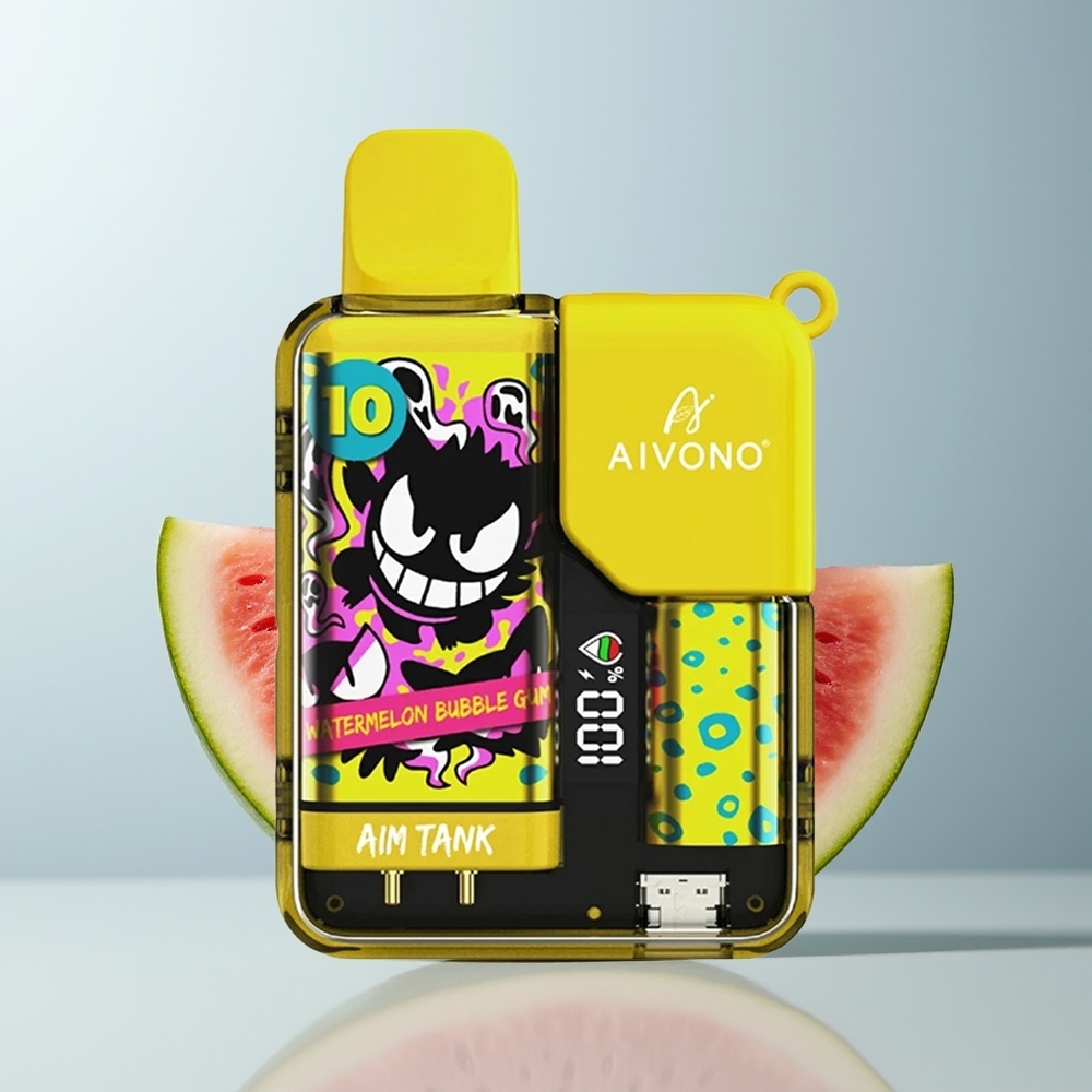 Aivono Aim Tank 9500 علكة فقاقيع البطيخ