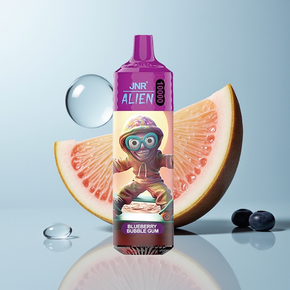JNR Alien 10000 علكة فقاعات التوت الأزرق
