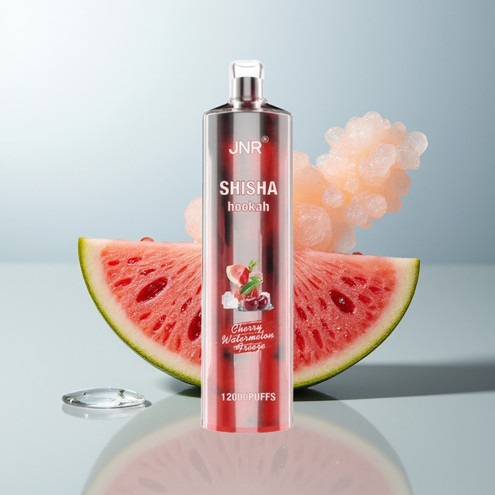 JNR Shisha Hookah 12000 مشروب الكرز والبطيخ المثلج