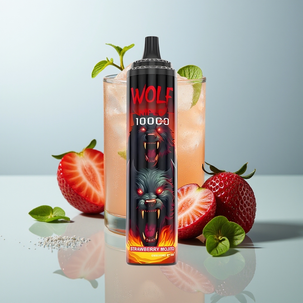 JNR Wolf Niplo 10000 موجيتو الفراولة