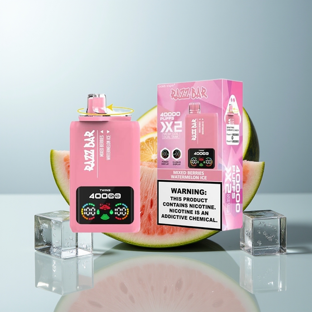 Razz Bar 40000 التوت المختلط - آيس البطيخ