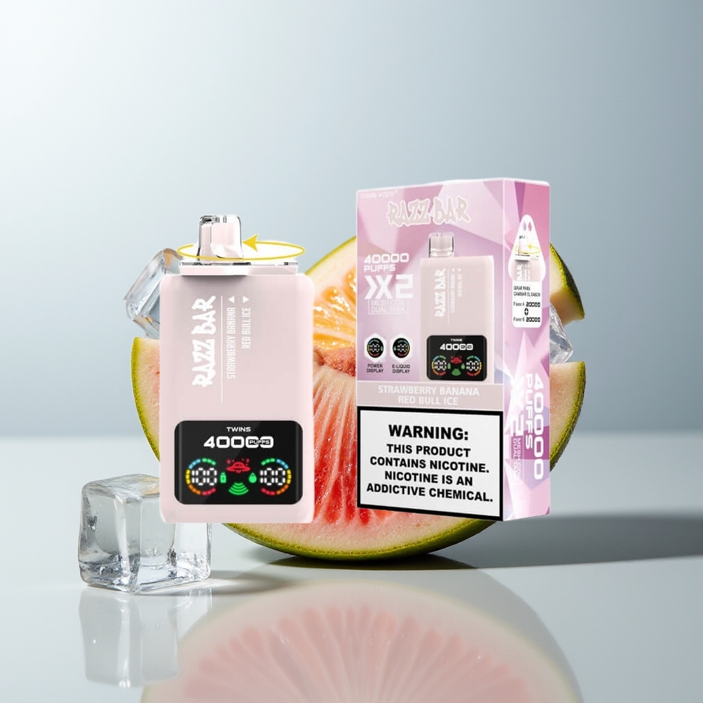 Razz Bar 40000 فراولة موز - ريد بول آيس