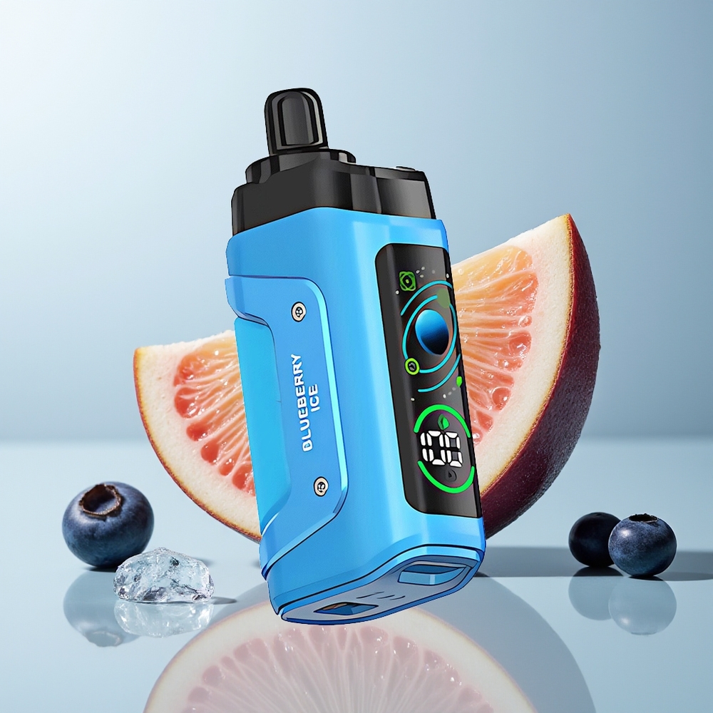 Razz Bar 45000 توت أزرق مثلج