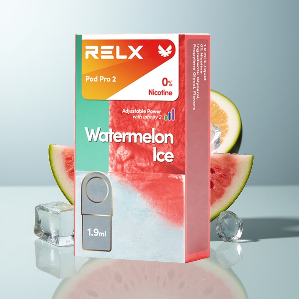 Relx Pod Pro 2 نفثات للاستخدام مرة واحدة بطيخ مثلج