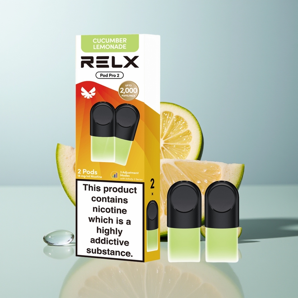 Relx Pod Pro 2 Vape Device مشروب - ليموناضة الخيار