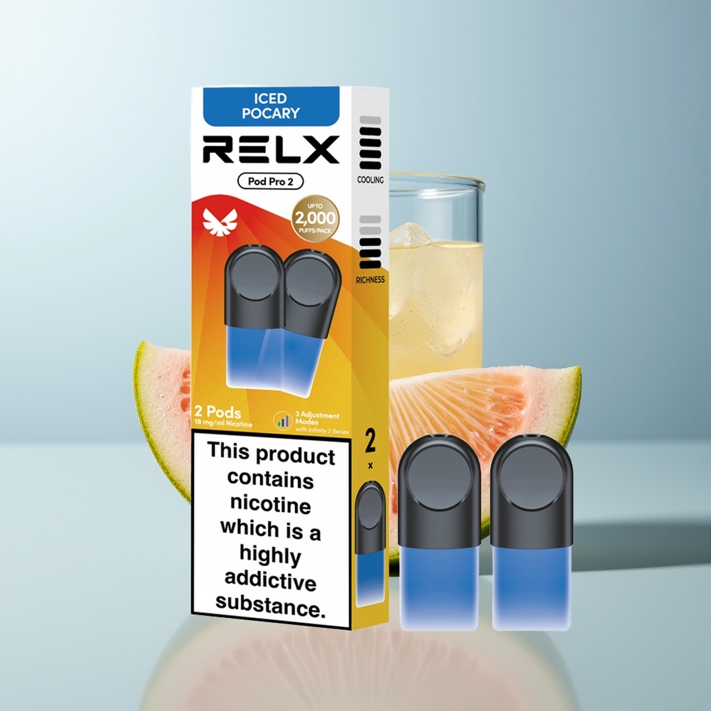Relx Pod Pro 2 Vape Device مشروب بوكاري المثلج