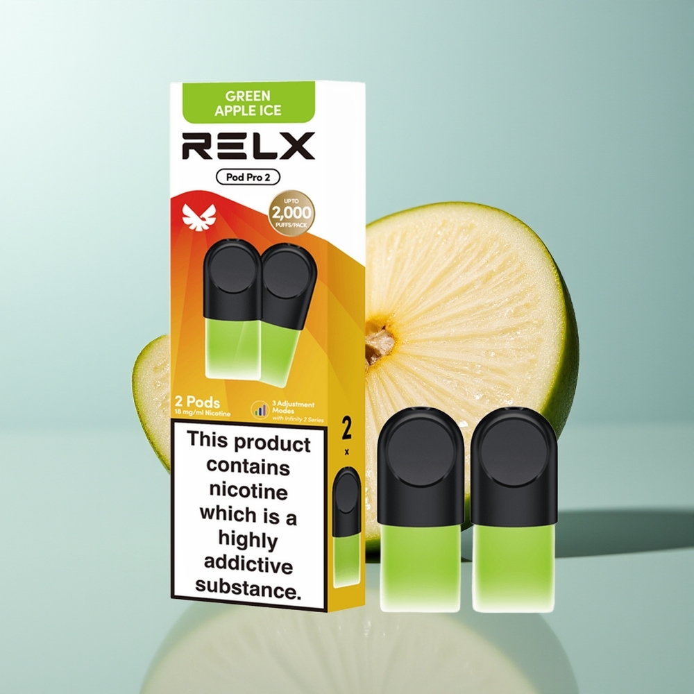 Relx Pod Pro 2 Vape Device تفاح أخضر مثلّج
