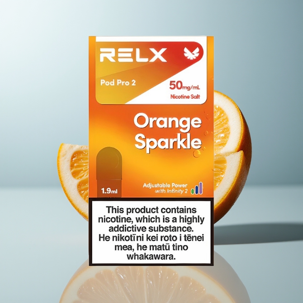 Relx Pod Pro 2 Vape Device برتقالي سباركل