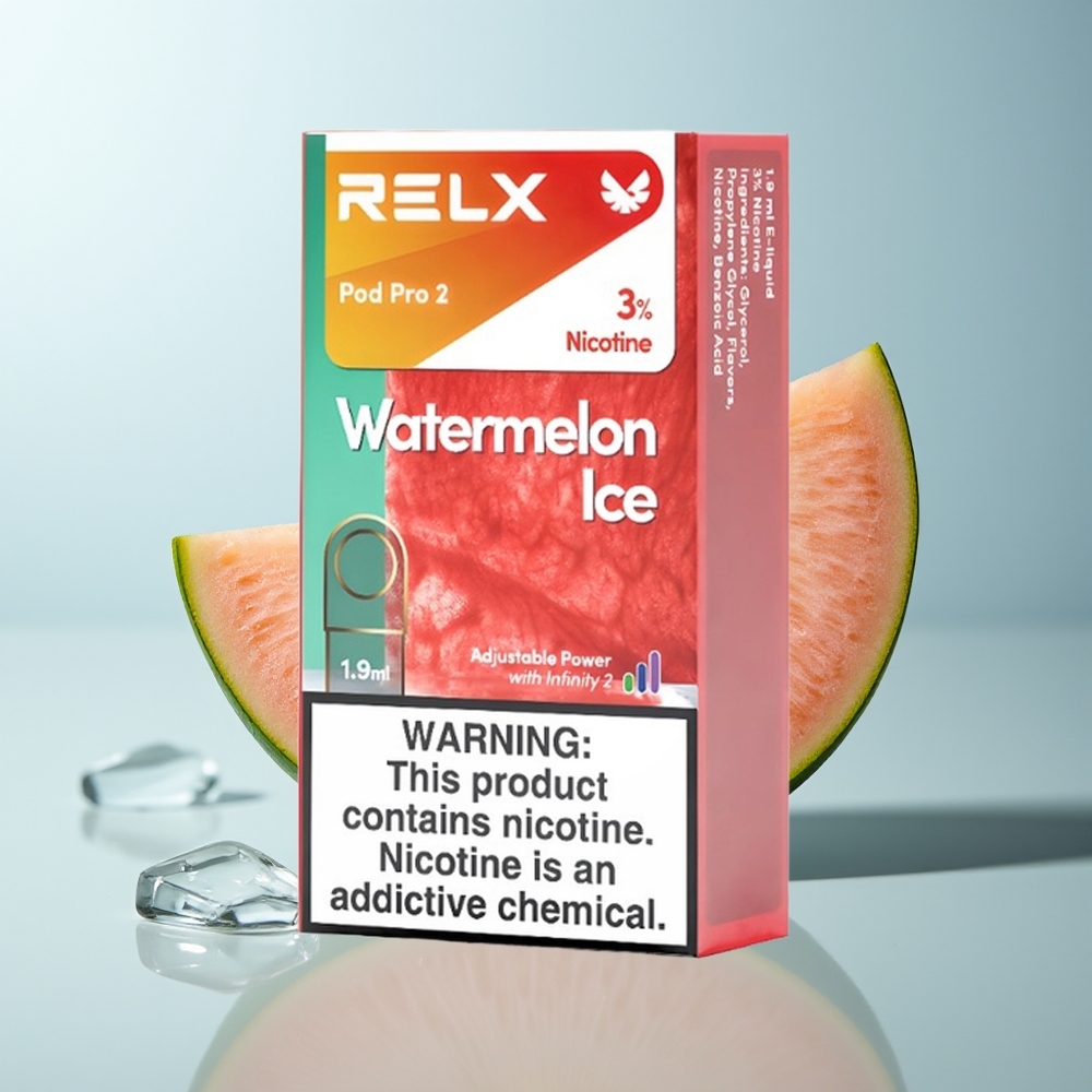 Relx Pod Pro 2 نفثات Vape للاستخدام مرة واحدة بطيخ مثلج