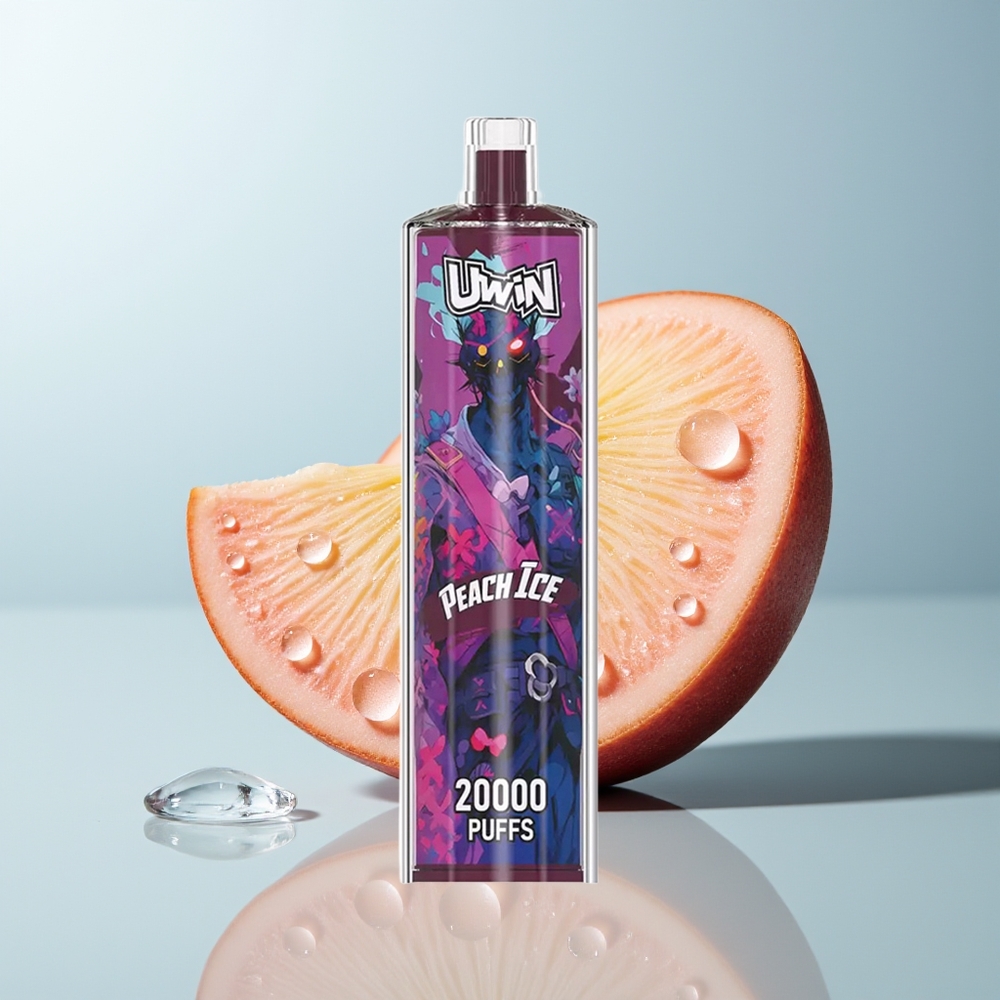 Uwin Shisha Hookah Crystal 20000 Puffs خوخ مثلج