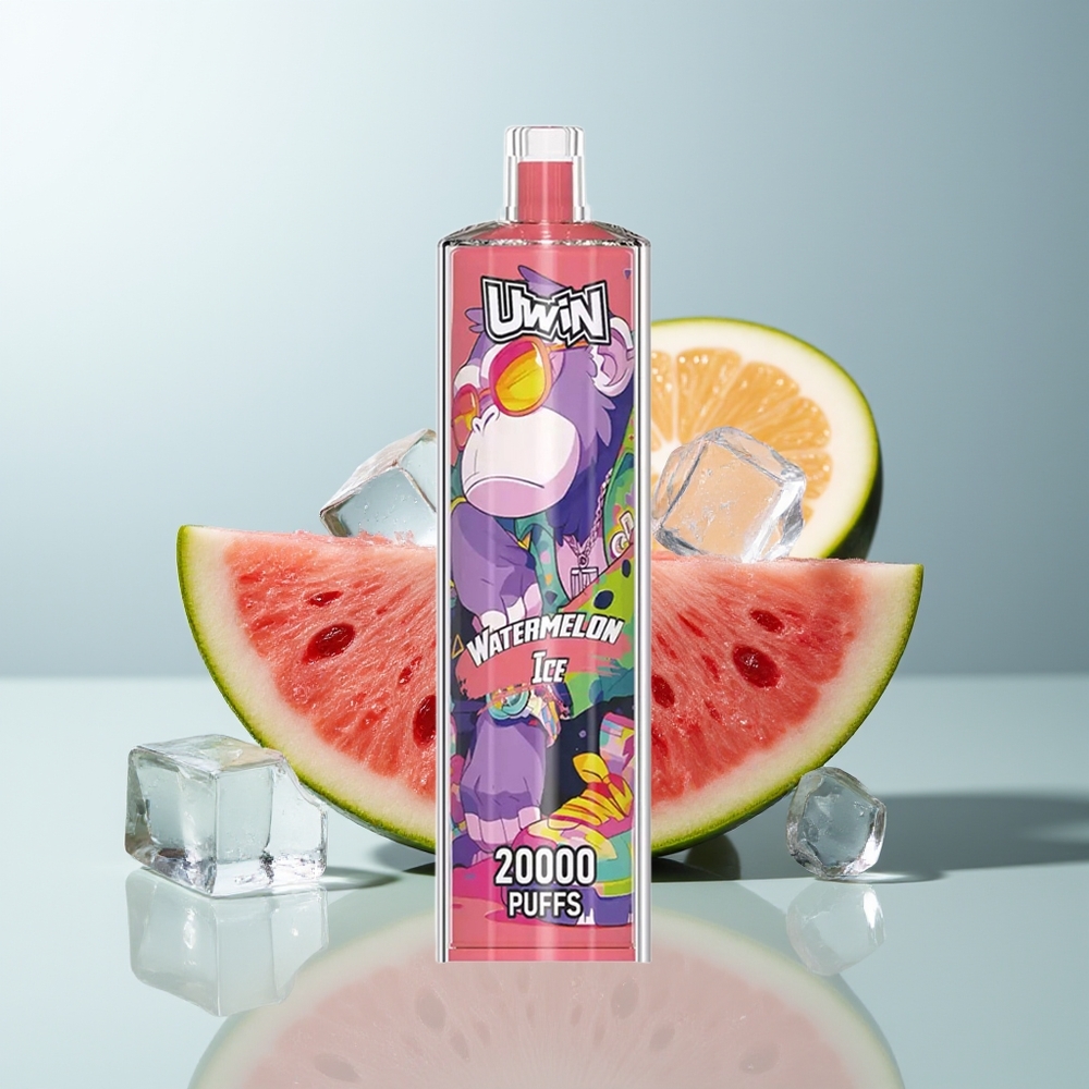 Uwin Shisha Hookah Crystal 20000 Puffs بطيخ مثلج