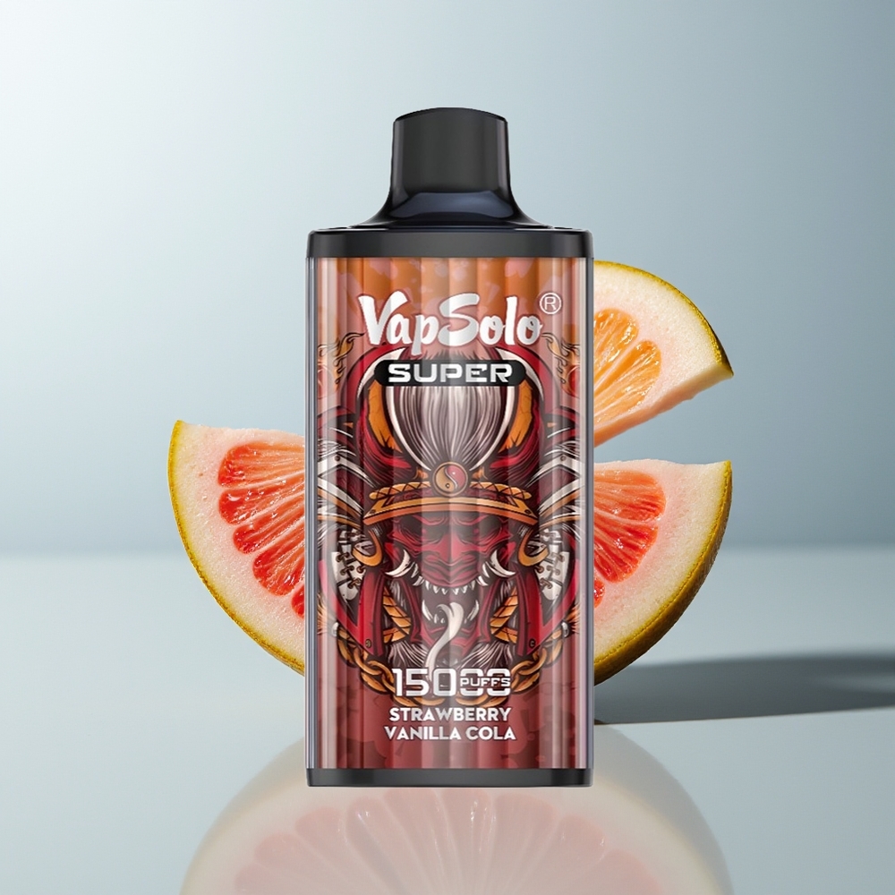 Vapsolo Super 15000 كولا فراولة فانيليا