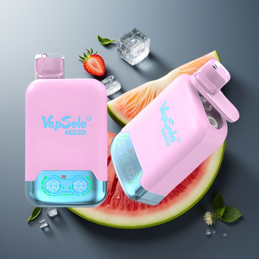 Vapsolo Twins 20000 التوت الأسود الجليدي فاكهة التنين الفراولة والتوت الأحمر البطيخ