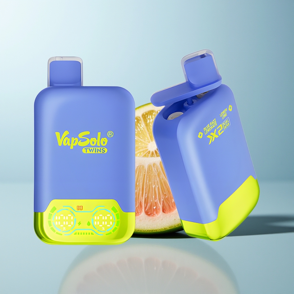 Vapsolo Twins 20000 الليموناضة الزرقاء بنكهة التوت والليمون الأخضر