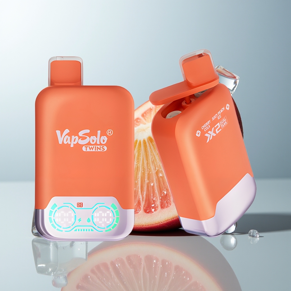 Vapsolo Twins 20000 كرزي كولا وآيس خوخ العصيري