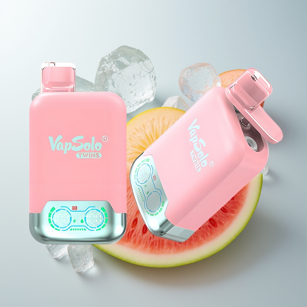 Vapsolo Twins 20000 فراولة آيس & مانجو خوخ بطيخ