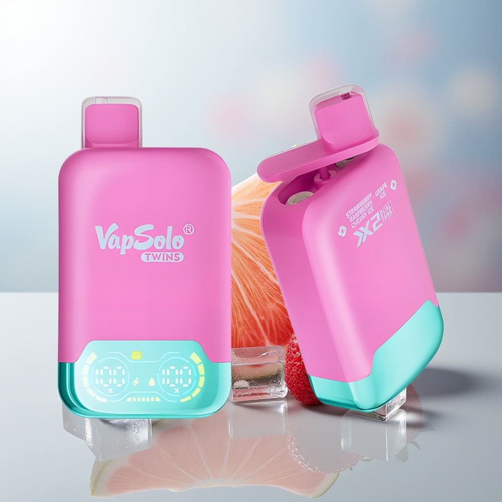 Vapsolo Twins 20000 فراولة توت العليق كرز آيس وعنب آيس