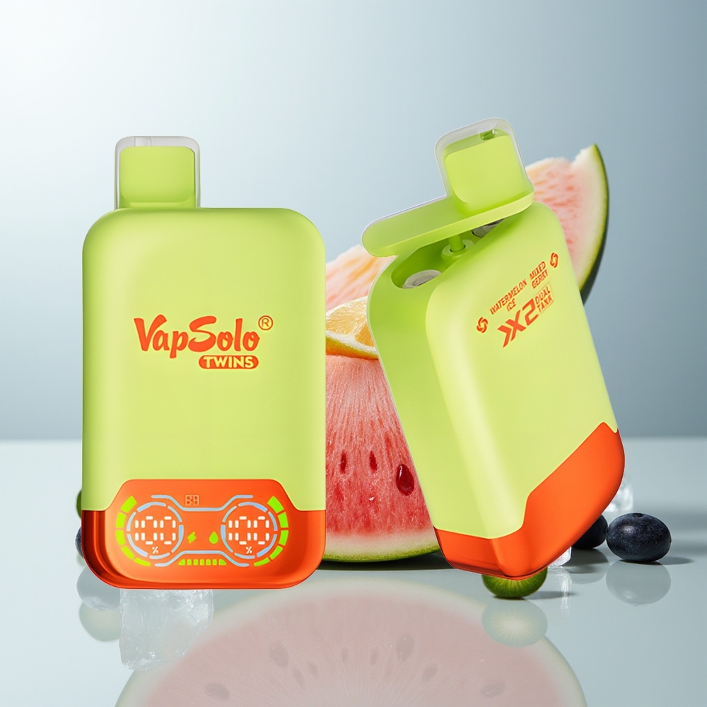Vapsolo Twins 20000 بطيخ مثلج وتوت مختلط